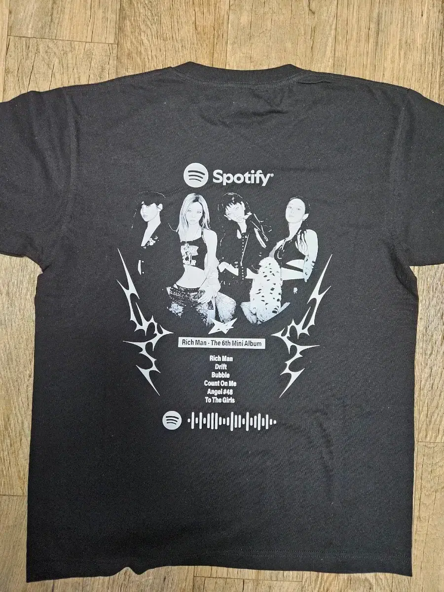 aespa Rich Man Spotify ポップアップ Tシャツ aespa - T-Shirt Set (Short Ver.) [2025 aespa Week 'Rich Man